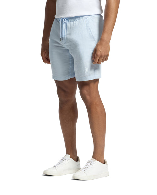 Bermuda De Mezcla De Lino Con Cordón Windcrest Para Caballero
