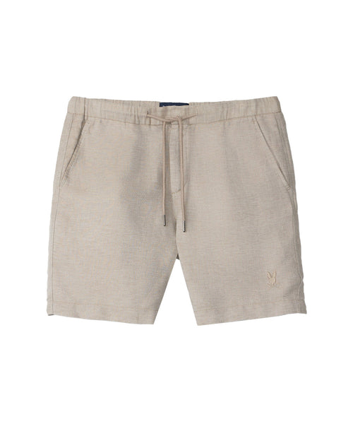 Bermuda De Mezcla De Lino Con Cordón Windcrest Para Caballero