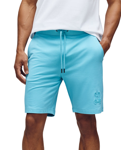 Bermuda Micro French Terry Deportiva Levanzo Bordada Para Caballero