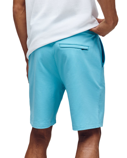 Bermuda Micro French Terry Deportiva Levanzo Bordada Para Caballero