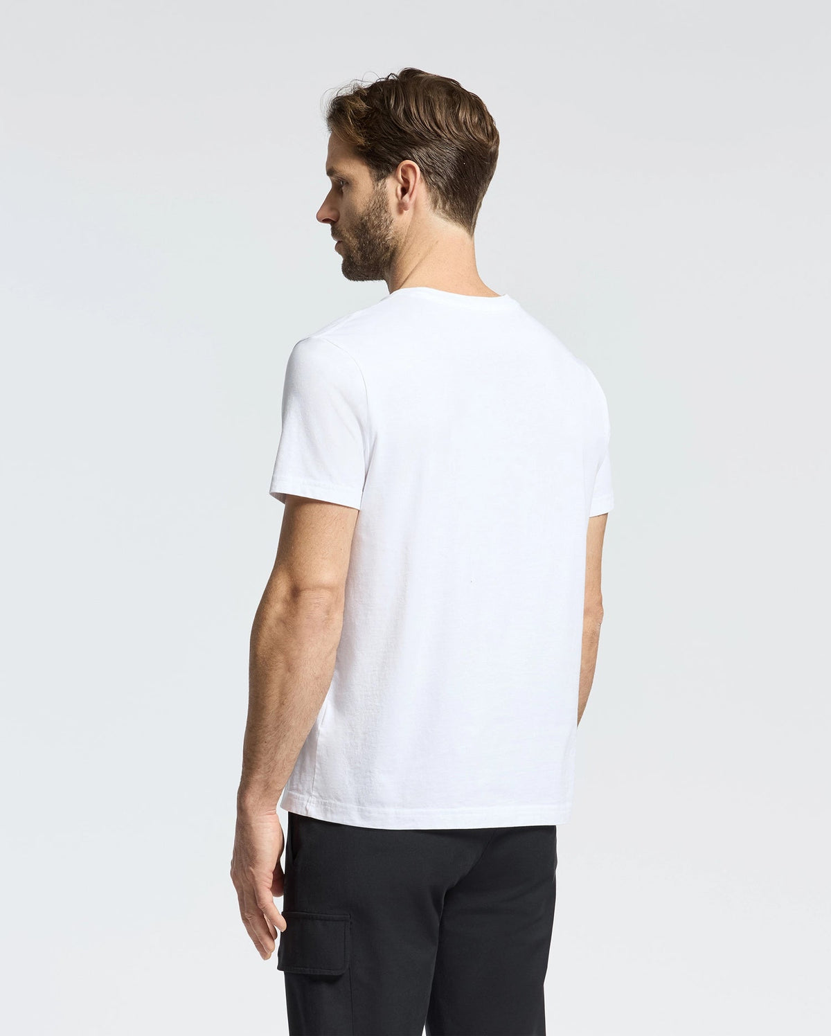 PSYCHO BUNNY CAMISETA HOMBRE CUELLO REDONDO BLANCO