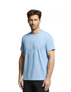 PSYCHO BUNNY CAMISETA HOMBRE CUELLO REDONDO AZUL