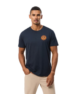 PSYCHO BUNNY CAMISETA HOMBRE CUELLO REDONDO AZUL