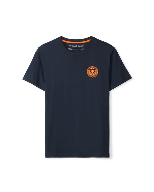 PSYCHO BUNNY CAMISETA HOMBRE CUELLO REDONDO AZUL