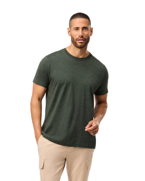 PSYCHO BUNNY CAMISETA HOMBRE CUELLO REDONDO VERDE