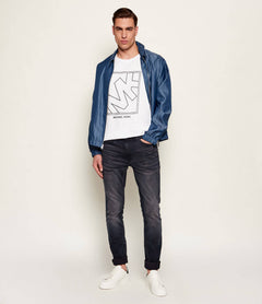 MICHAEL KORS CAMISETAS HD FLAGSHIP TEE HOMBRE CR652SY1V2100WHT