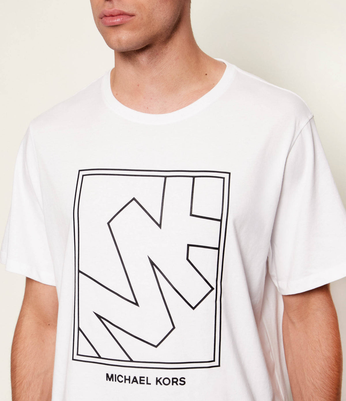 MICHAEL KORS CAMISETAS HD FLAGSHIP TEE HOMBRE CR652SY1V2100WHT