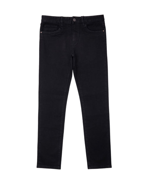 Jeans P/H Carven Para Hombre Color Negro Cv-B23-100S-Bl