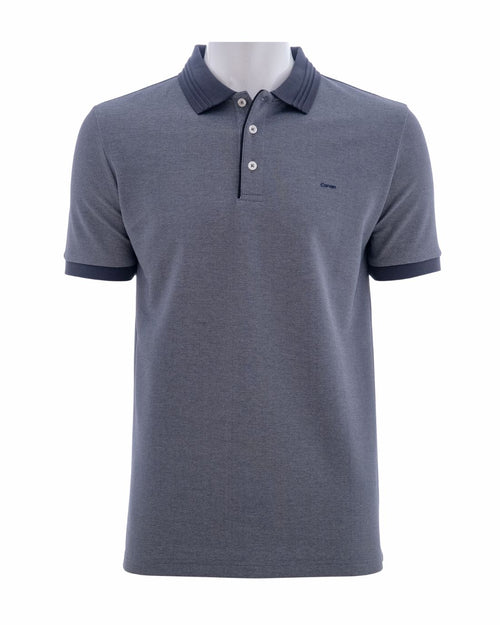 Polo P/H M/C Carven Para Hombre Color Azul Cv-Z31-141-Dknv