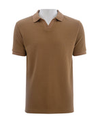 Polo P/H M/C Carven Para Hombre Color Marron Cv-Z13-114-Co