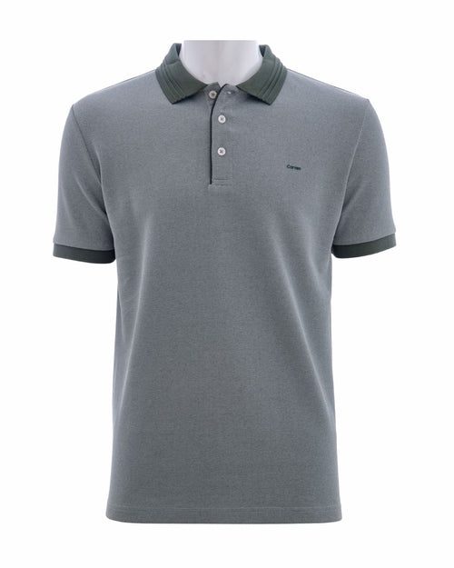 Polo P/H M/C Carven Para Hombre Color Verde Cv-Z31-141-Dkge