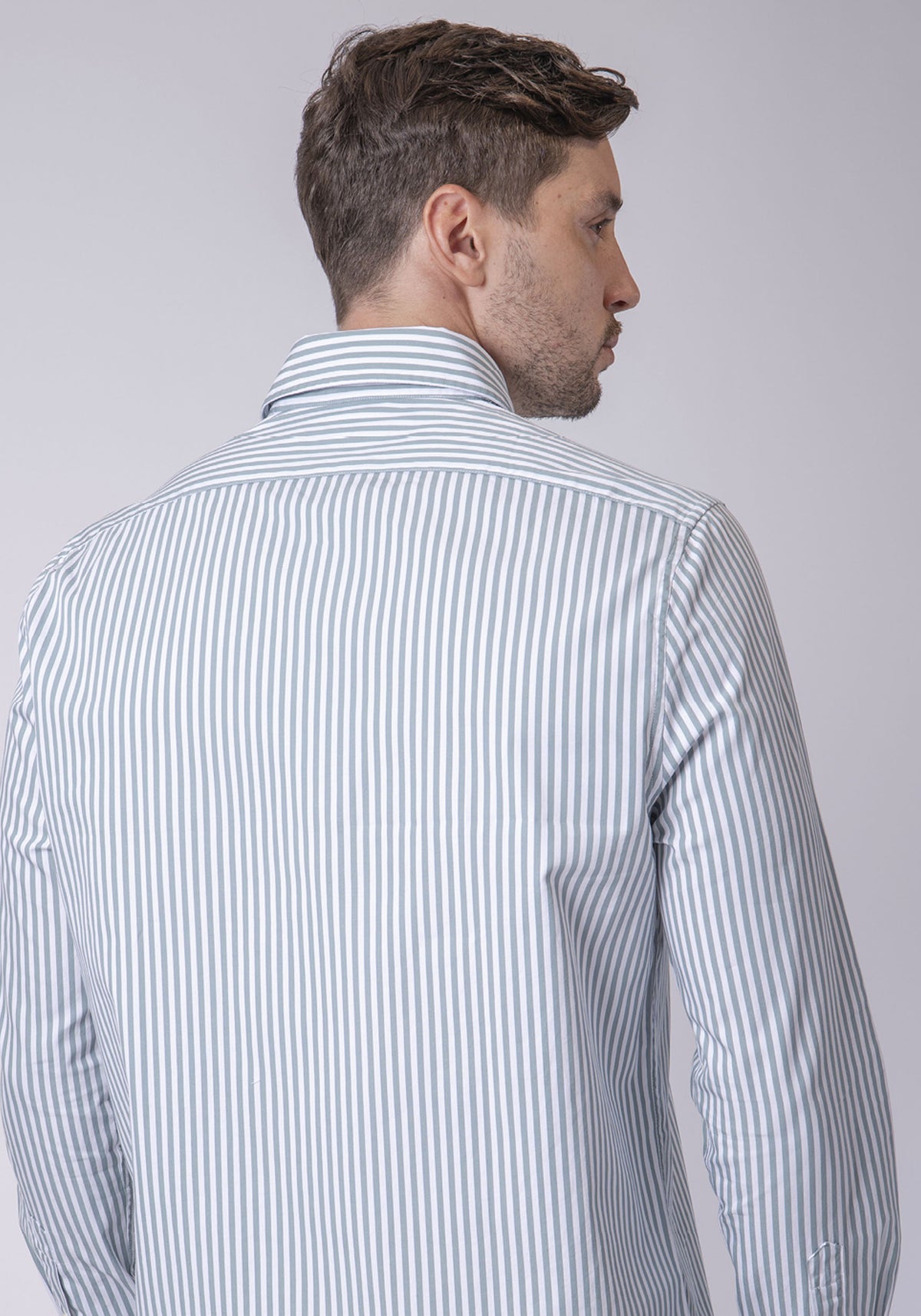 CARVEN CAMISA M/L HOMBRE VERDE CVK04216AGRGE