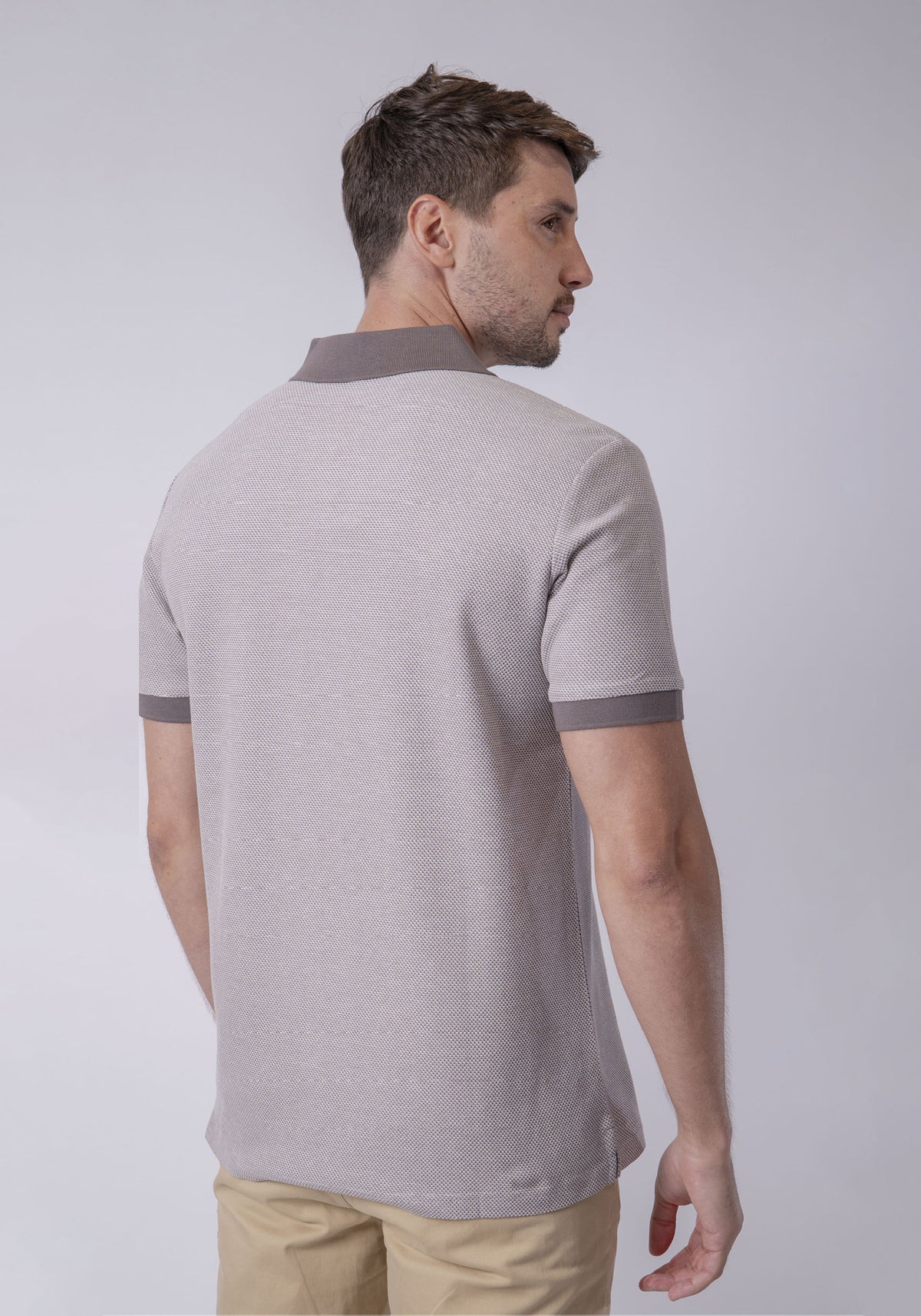 CARVEN POLO HOMBRE BEIGE CVY13505TP