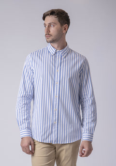 CARVEN CAMISA M/L HOMBRE AZUL CVK04216BBU