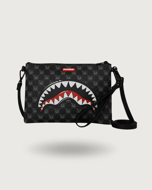 BOLSO DE MANO SHARKS IN PARIS WTF BUBBLY BLACK CHECK SPRAYGROUND PARA HOMBRE COLOR ASSORTED 910B9318NSZ
