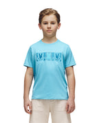 PSYCHO BUNNY CAMISETA NIÑO CUELLO REDONDO AZUL