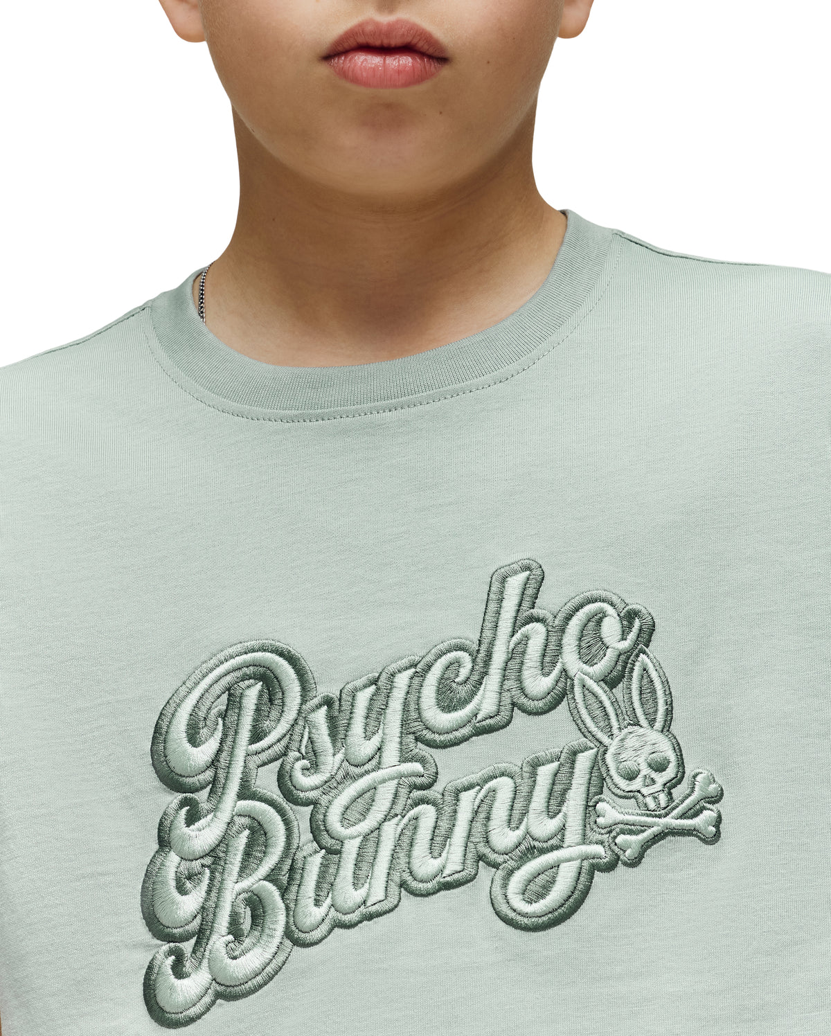 PSYCHO BUNNY CAMISETA NIÑO CUELLO REDONDO VERDE