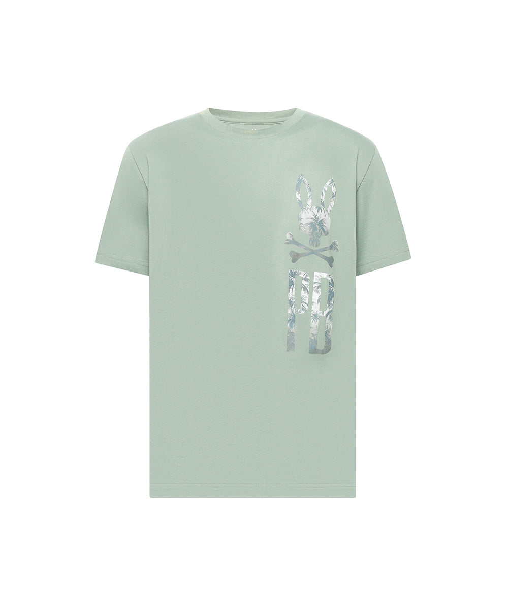 PSYCHO BUNNY CAMISETA NIÑO CUELLO REDONDO VERDE