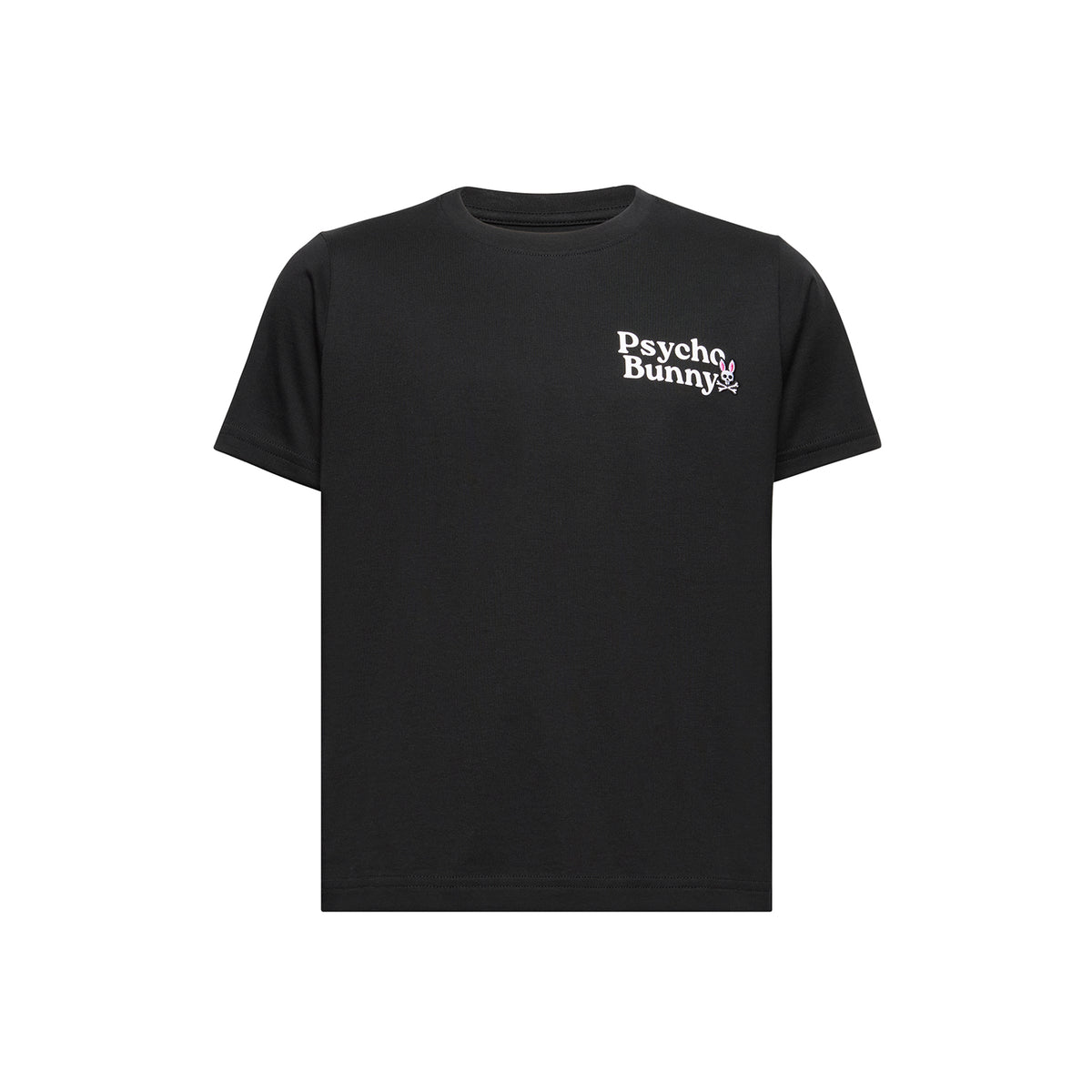 PSYCHO BUNNY CAMISETA NIÑO CUELLO REDONDO NEGRO