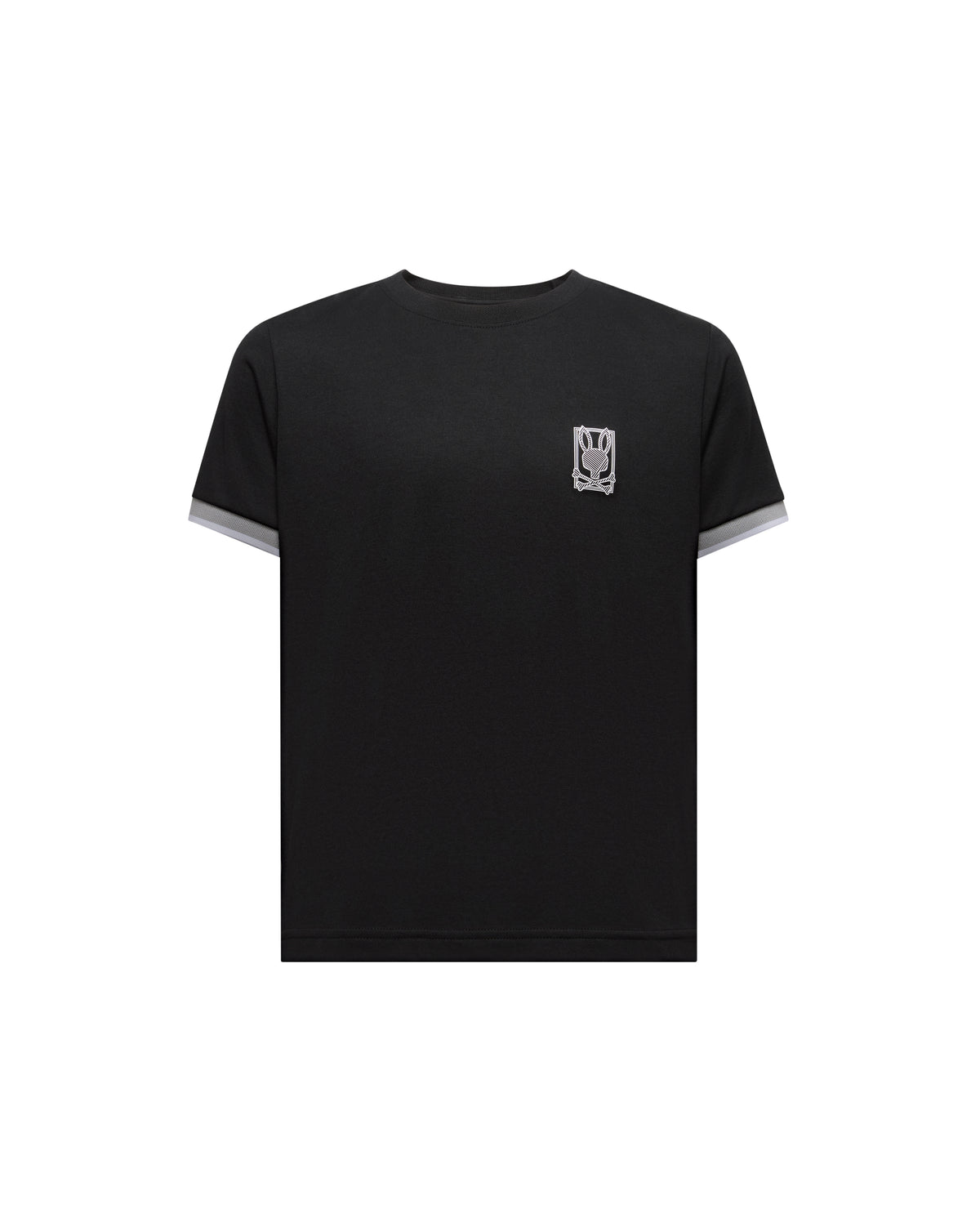 PSYCHO BUNNY CAMISETA NIÑO CUELLO REDONDO NEGRO