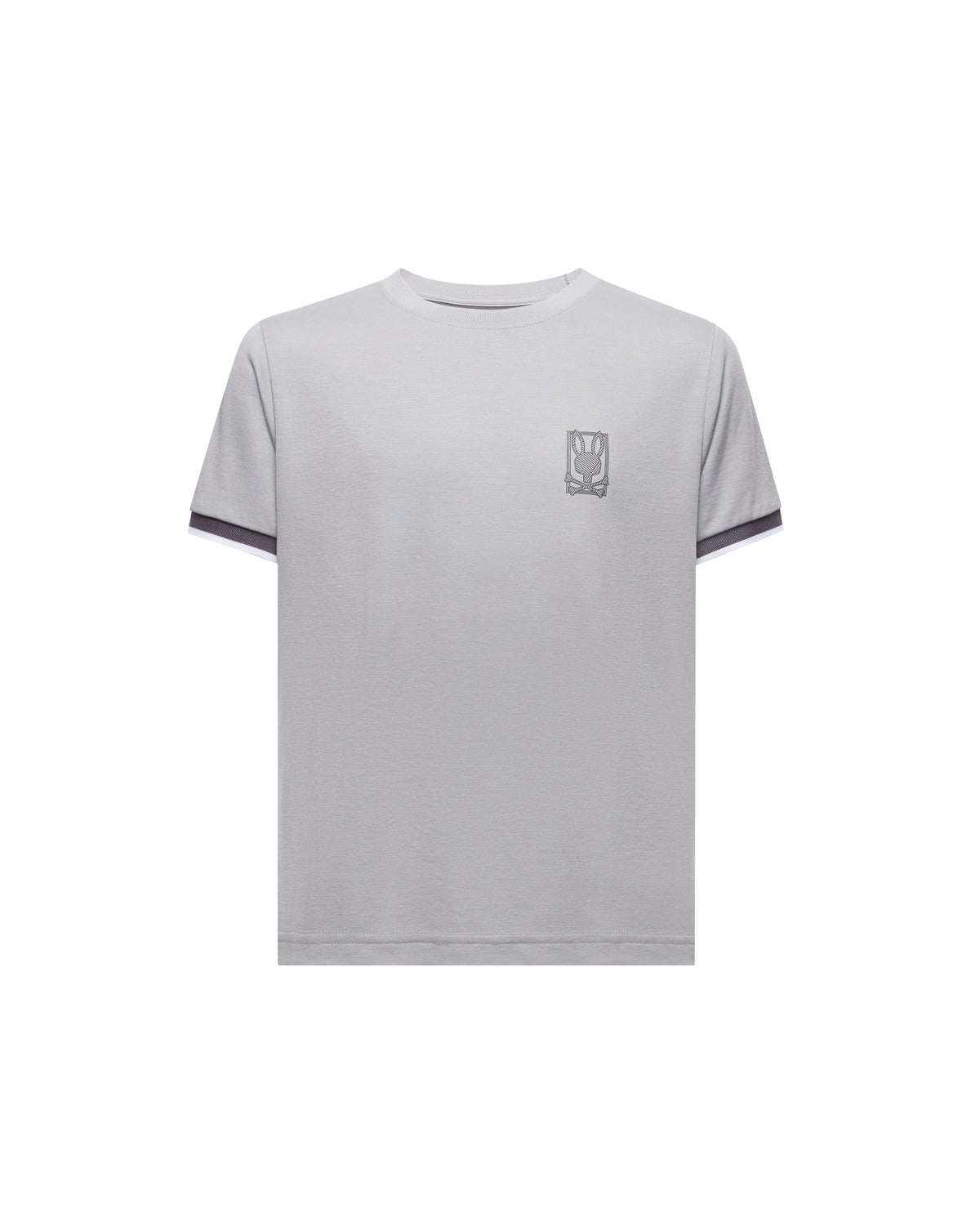 PSYCHO BUNNY CAMISETA NIÑO CUELLO REDONDO GRIS