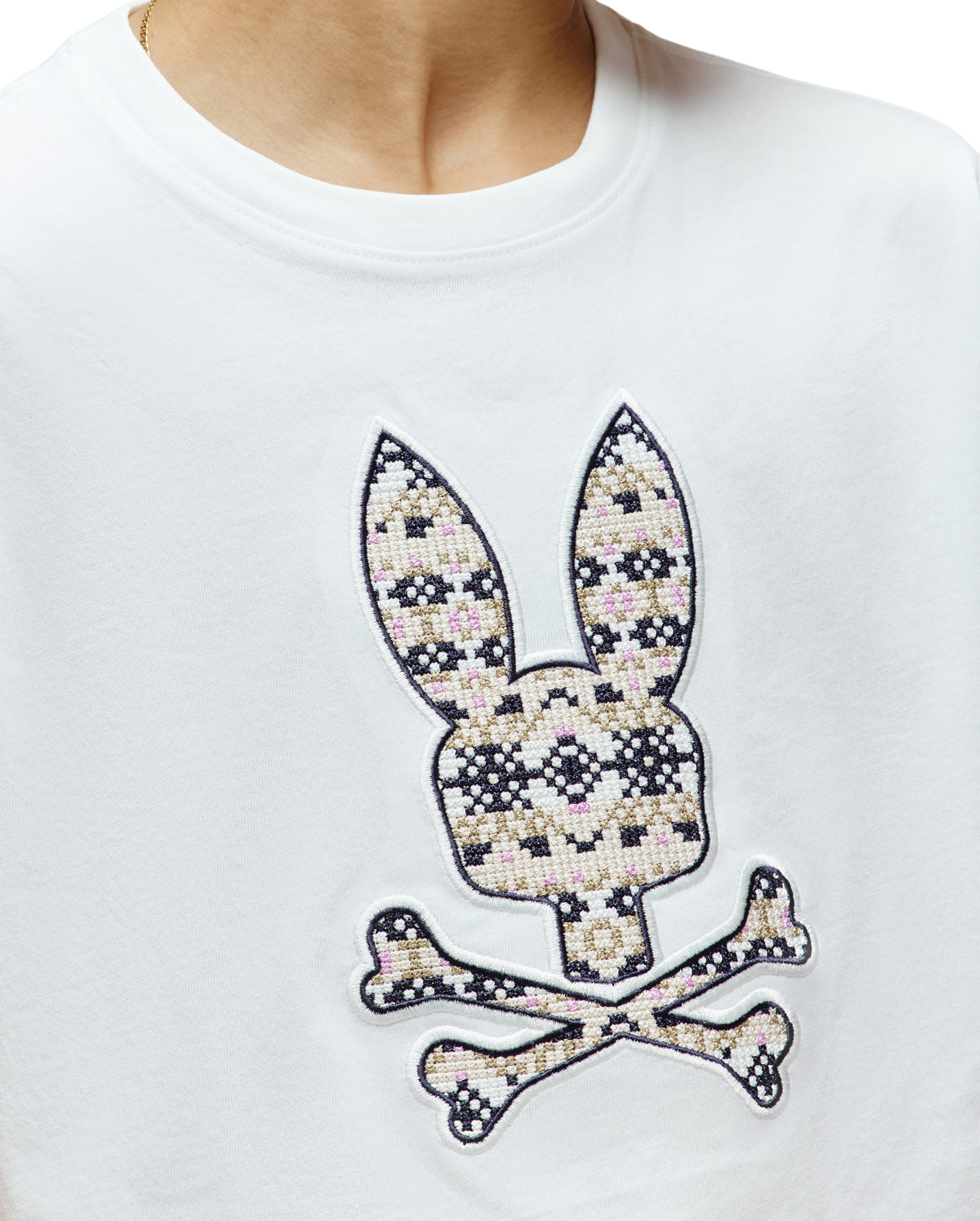 PSYCHO BUNNY CAMISETAS NIÑO BLANCO