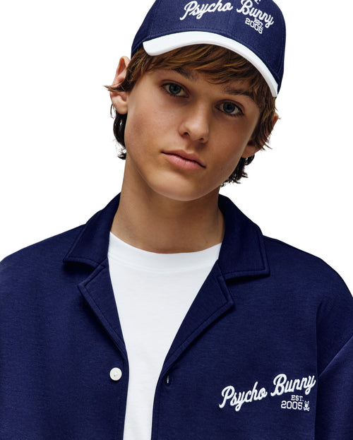 Camisa Manga Corta Con Cuello Taped Camp Basil Para Niño