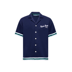 Camisa Manga Corta Con Cuello Taped Camp Basil Para Niño