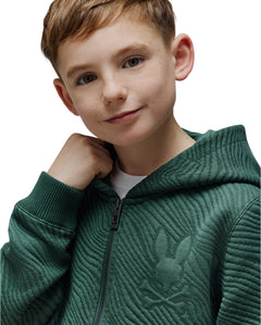 PSYCHO BUNNY SUDADERAS NIÑO VERDE