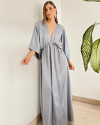 VESTIDO PRIMIA DAMA LUNIA GRIS GRIS