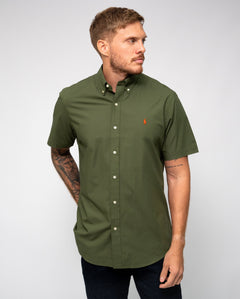 RALPH LAUREN CAMISA MANGA CORTA HOMBRE VERDE