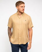 RALPH LAUREN CAMISA MANGA LARGA HOMBRE KHAKI