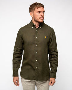 RALPH LAUREN CAMISA MANGA LARGA HOMBRE AMARILLO