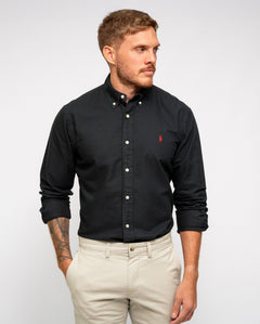 RALPH LAUREN CAMISA MANGA LARGA HOMBRE NEGRO
