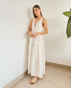 VESTIDO PRIMIA DAMA MARYMAR BLANCO