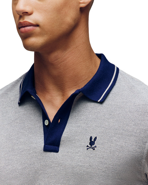 Polo Con Texturizado Quinton Para Caballero