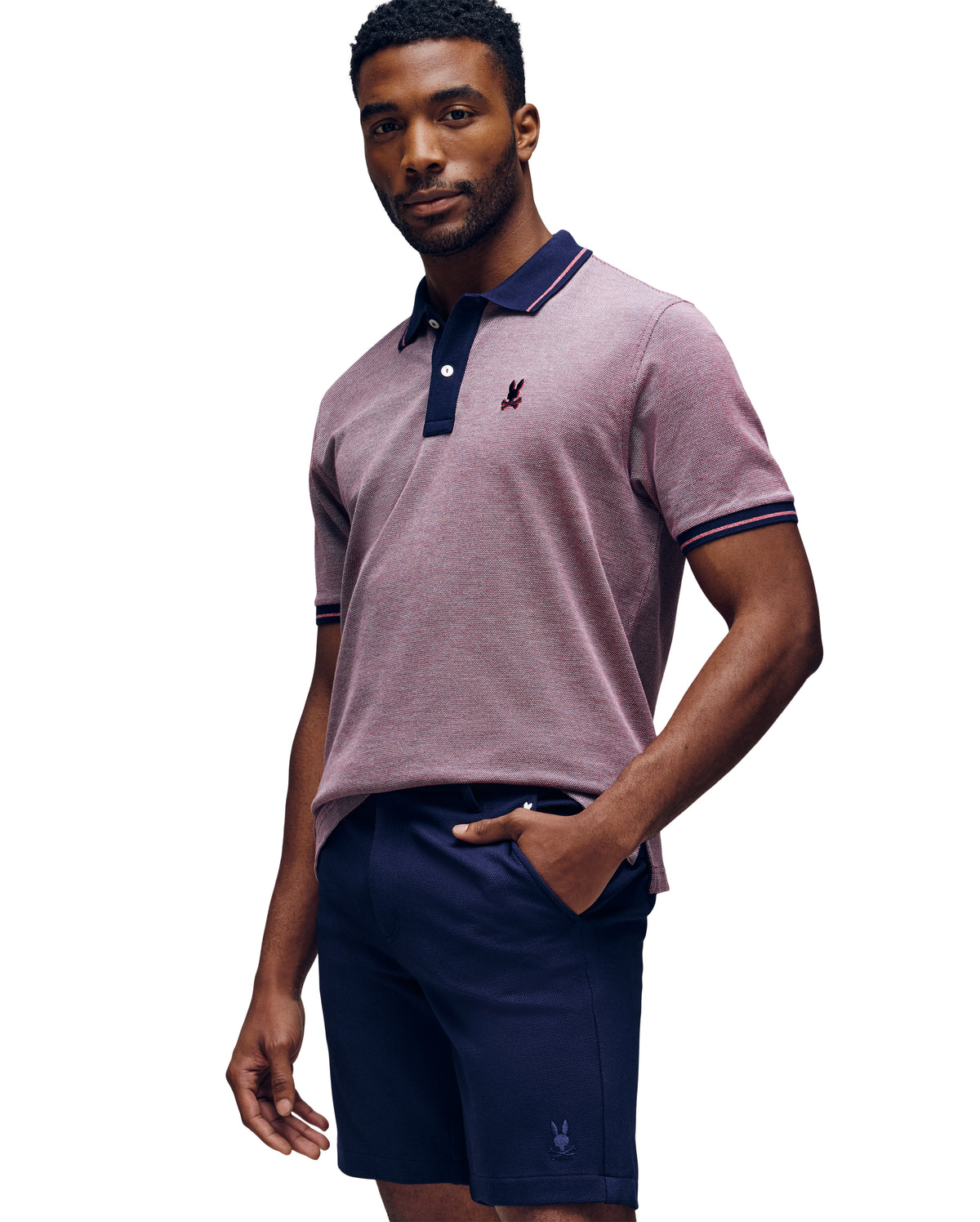 POLO CON TEXTURIZADO QUINTON PARA CABALLERO
