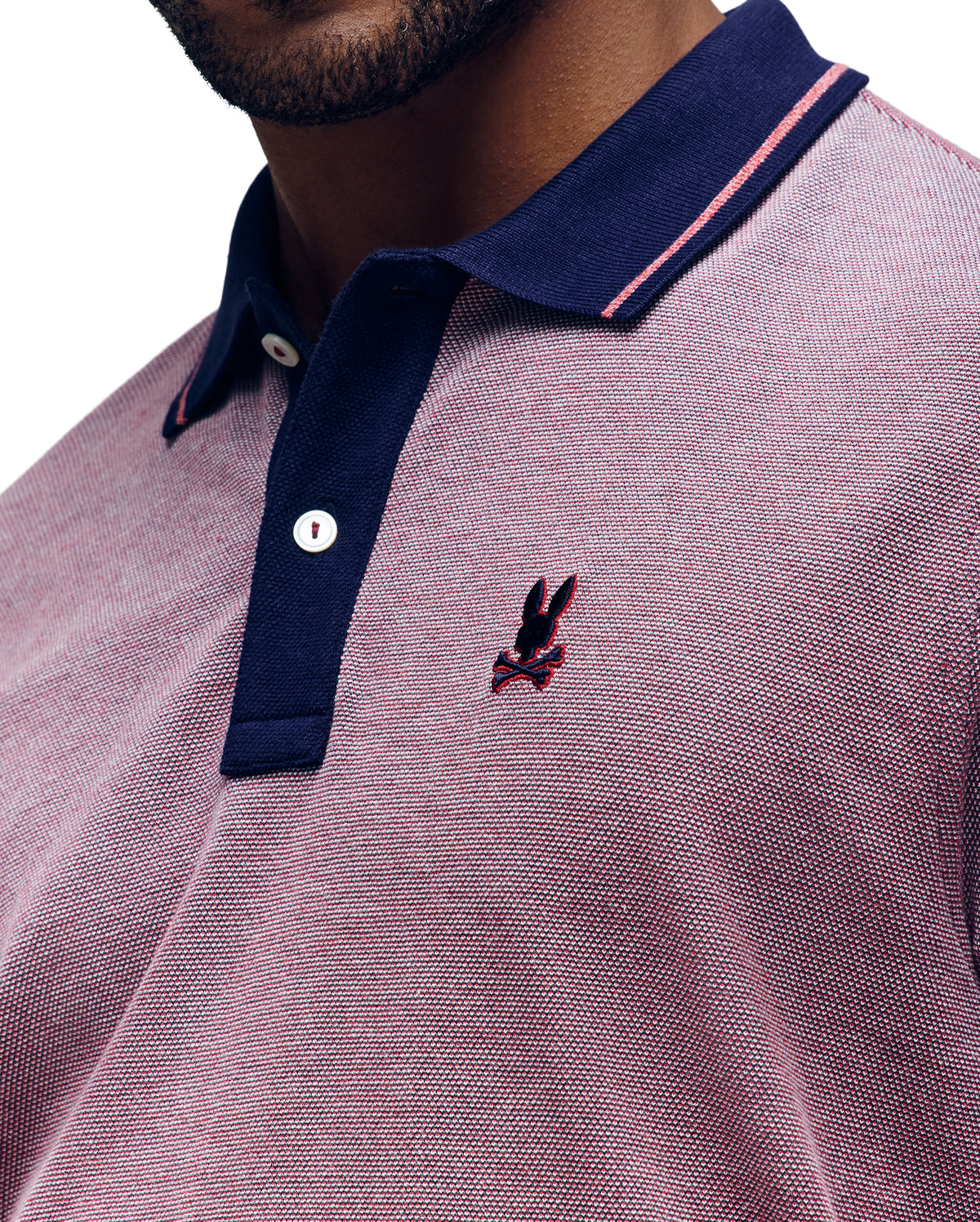 POLO CON TEXTURIZADO QUINTON PARA CABALLERO