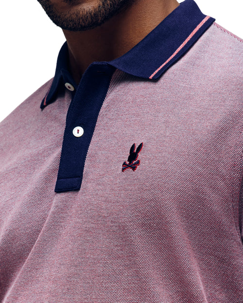 Polo Con Texturizado Quinton Para Caballero