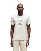 PSYCHO BUNNY CAMISETA HOMBRE CUELLO REDONDO BEIGE