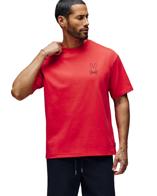 Camiseta Holgada Doble Estampado Shawn Para Caballero