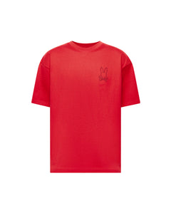 Camiseta Holgada Doble Estampado Shawn Para Caballero
