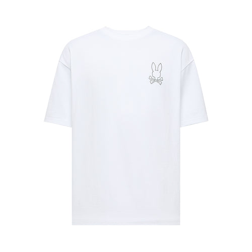 Camiseta Holgada Doble Estampado Shawn Para Caballero