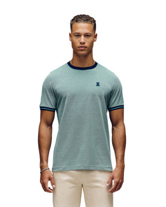 Camiseta Piqué Con Texturizado Quinton Para Caballero