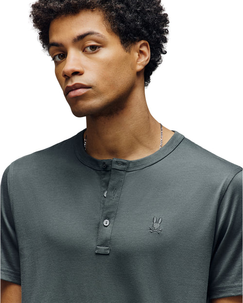 PSYCHO BUNNY CAMISETA HOMBRE CUELLO REDONDO VERDE