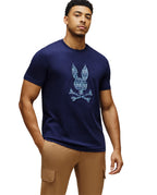 PSYCHO BUNNY CAMISETAS HOMBRE AZUL
