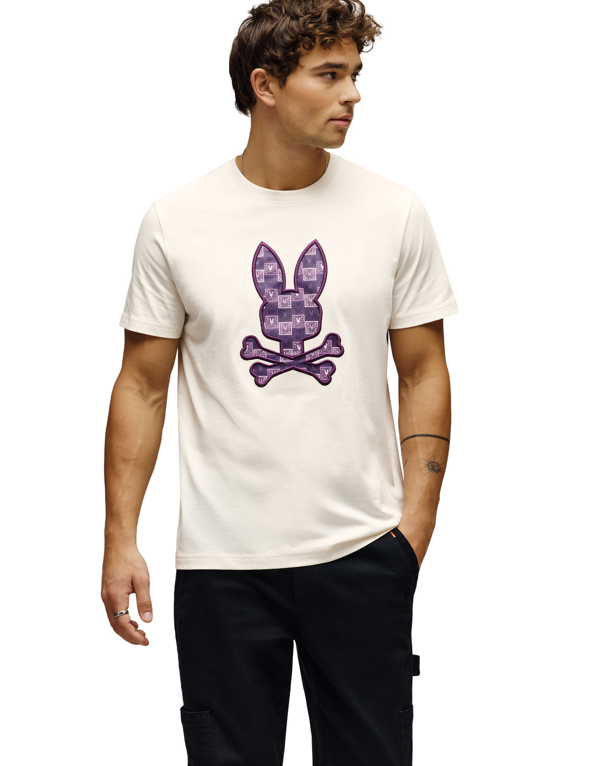 PSYCHO BUNNY CAMISETAS HOMBRE BLANCO