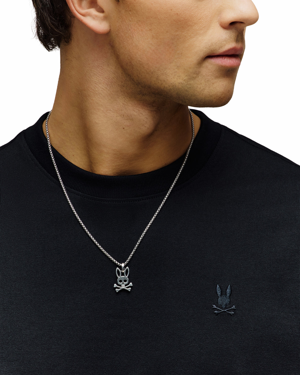 PSYCHO BUNNY CAMISETAS HOMBRE NEGRO
