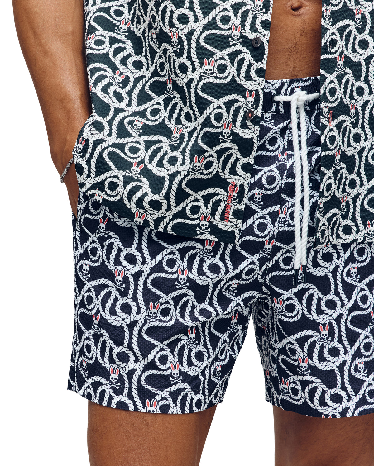 PSYCHO BUNNY CAMISAS FANTASIA HOMBRE NEGRO MT0300013BLK