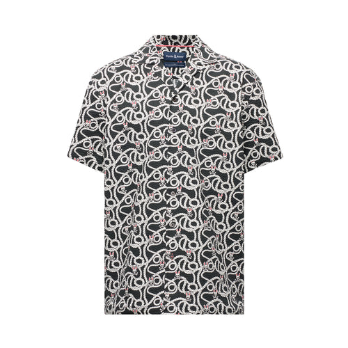 Camisa Manga Corta Mil Rayas Cyrus Para Caballero
